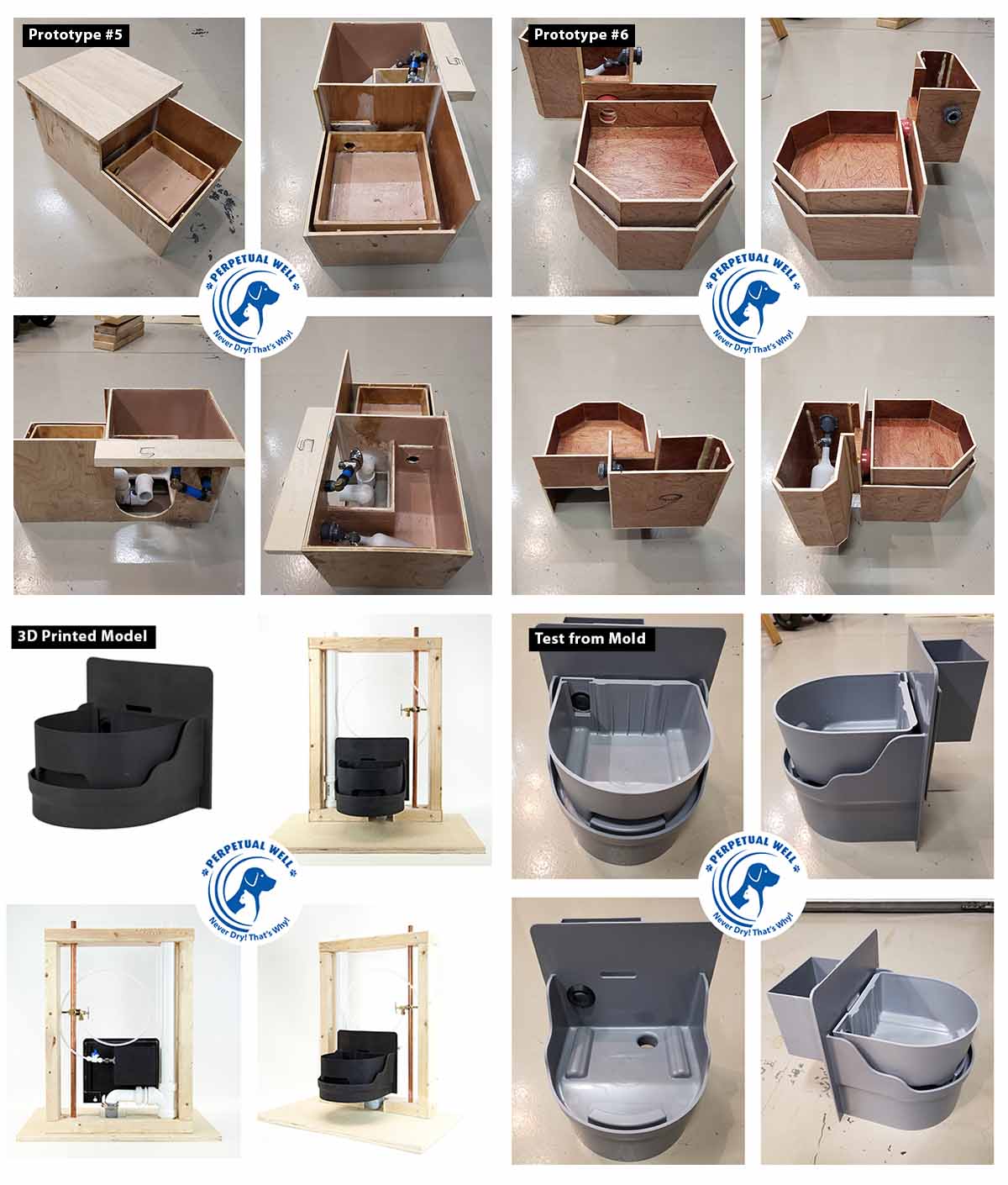 Perpetual Well Drinking Fountain Prototypes